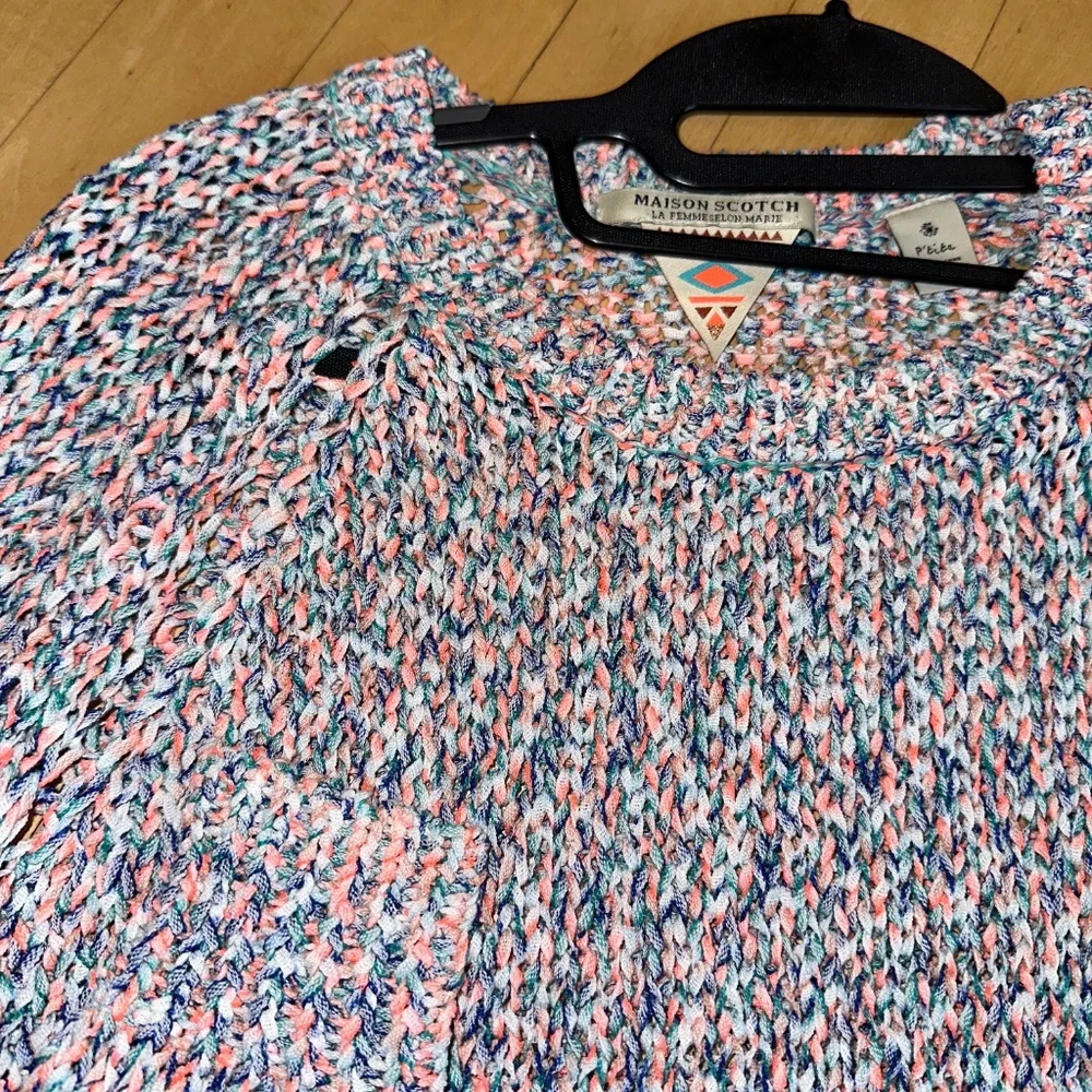Maison Scotch coral multi color sweater, S, N - Picture 3 of 6